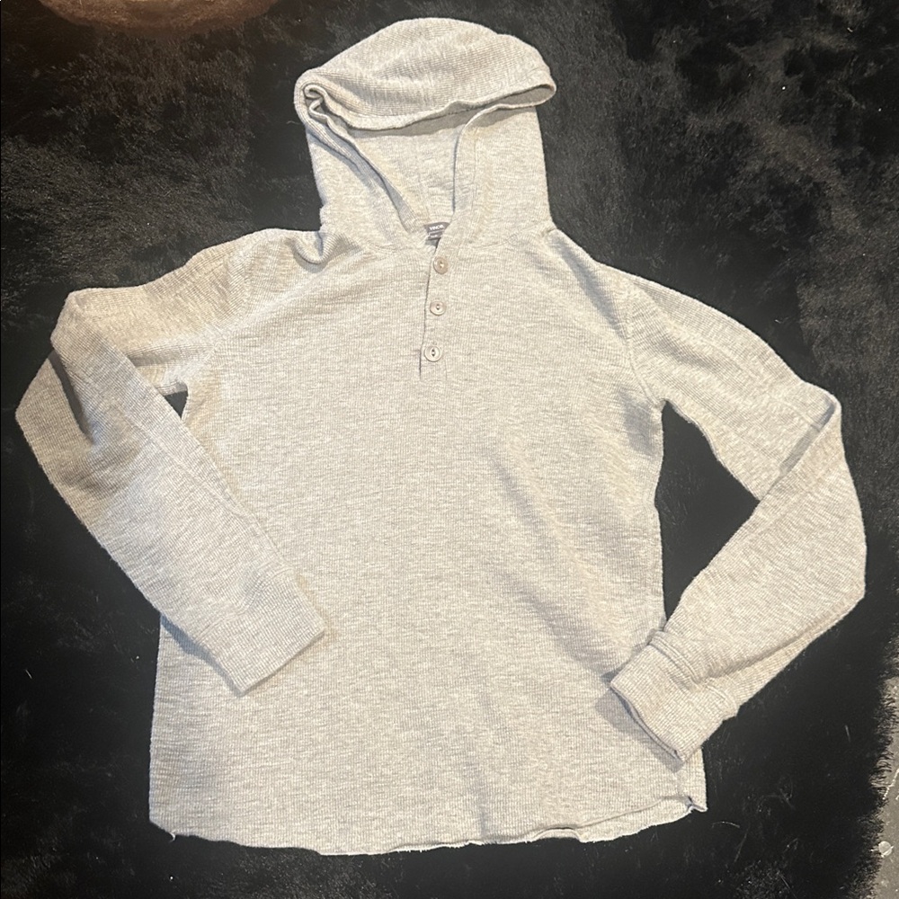 Vince Gray Knit Cardigan